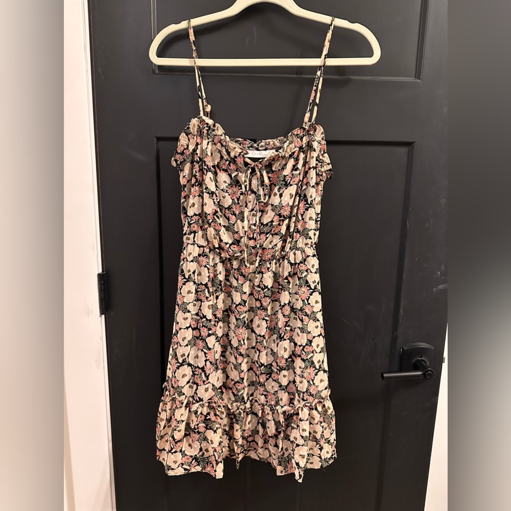Floral mini dress brand is Lish size is small